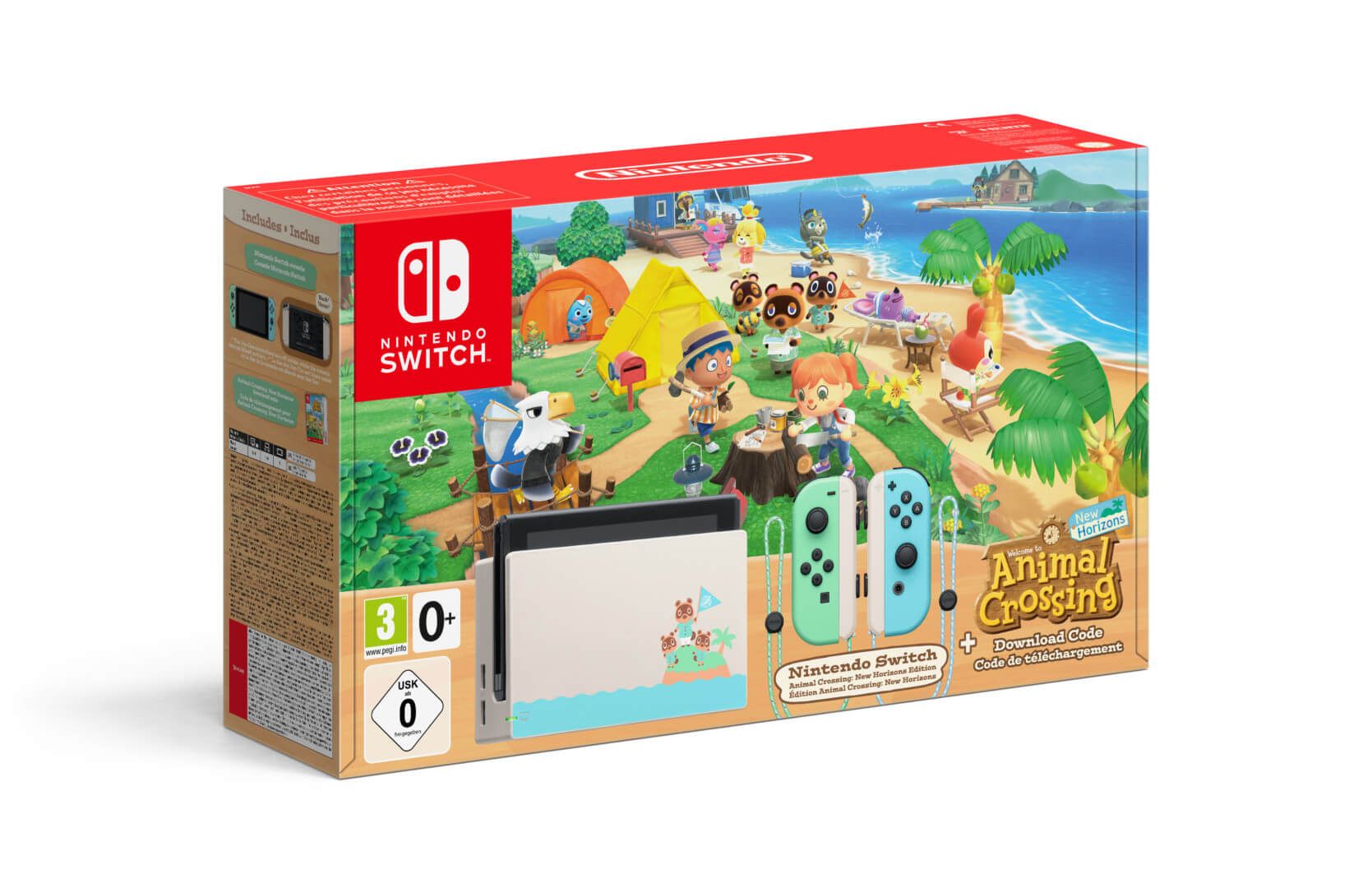 5 Nintendo Switch Animal Crossing New Horizons Edition Joycon Pack