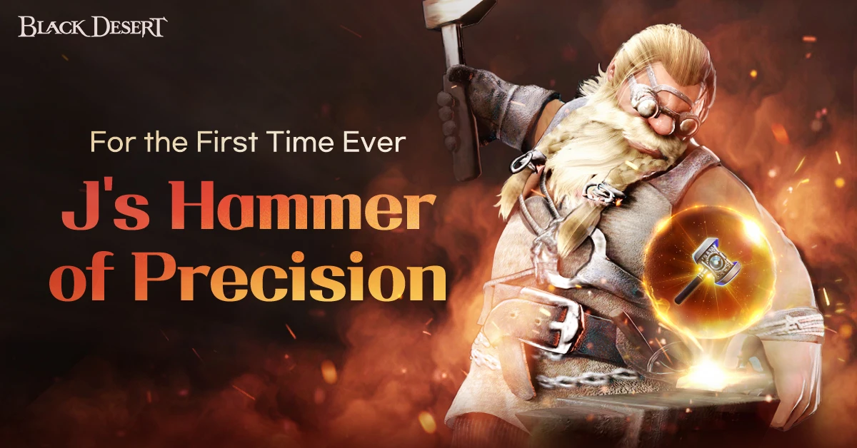 Black Desert J.s Hammer der Präzision gibt es jetzt umsonst