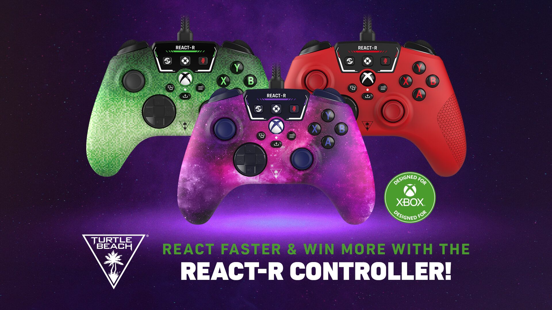 Turtle Beach kündigt neue Farbvarianten für den REACT-R Controller an