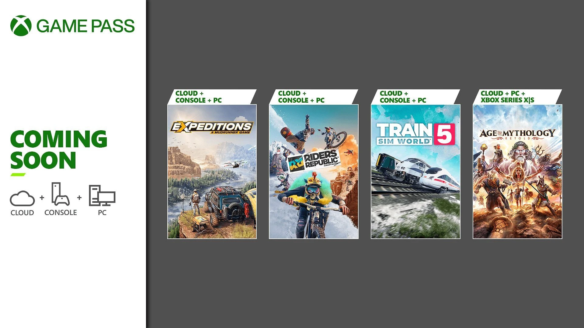 Xbox game pass coming soon online