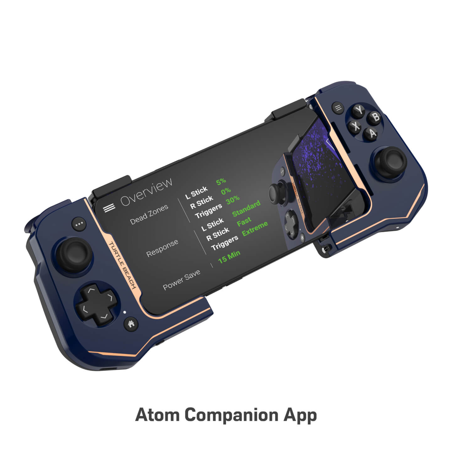 turtle beach atom controller ios cobalt detail image 8 atom companion app english